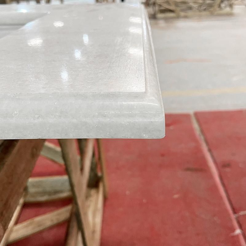 Hotel Bathroom Use Square White Wood Marble Countertops Matching Cabine Vanity Table Bathroom Vanitie Countertops Vanity Tops