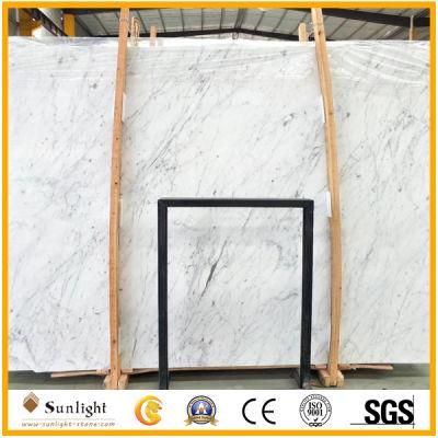 Polished Italy Carrara White Stone Marble for Tiles, Slabs, Countertops