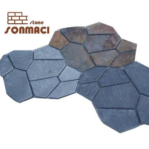 Natural Yellow Slate Outdoor Flagstone Flooring
