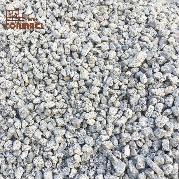 Black White Point Mechanical Gravel Stone Pebbles