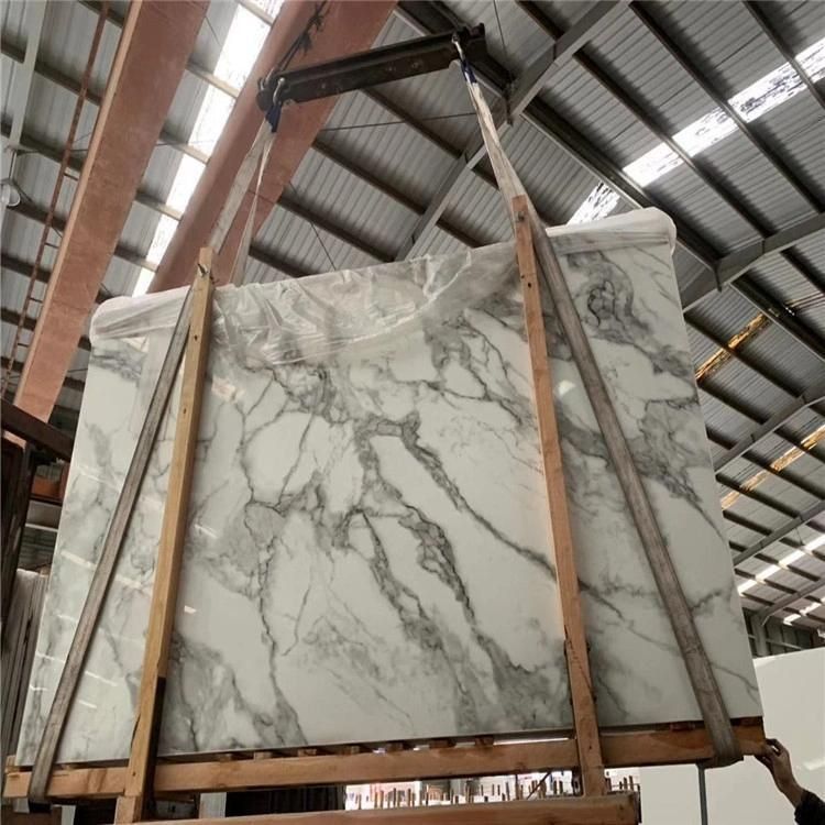 White Artificial Stone Micro Nano Crystallized Glass for Panel Slab/Countertop/Vanity Tops