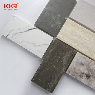 Acrylic Stone Pure White Modified Acrylic Counter Tops and Table Solid Surface Sheet
