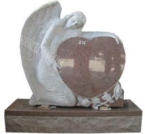 Angel Heartshape Tombstone&Child Headstone&Monument Stone/Tablet