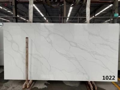 Fashion Artificial Quartz Stone Slab with Beautiful Veins Like Trees