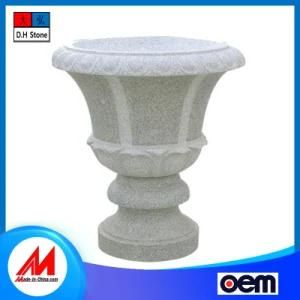 Wholesale Garden Decoration Granite Flower Pot / Stone Flower Pot
