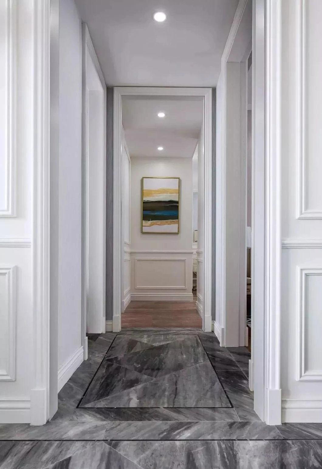 Sturdy and Durable Natural White Polished Flat Marble Stone for Wall