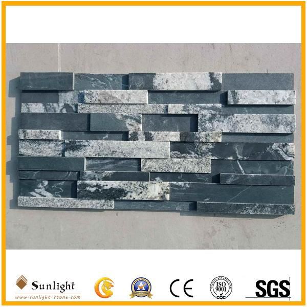 Natural Green Quartzite/Quartz Culture Stone for Wall Facade Tiles