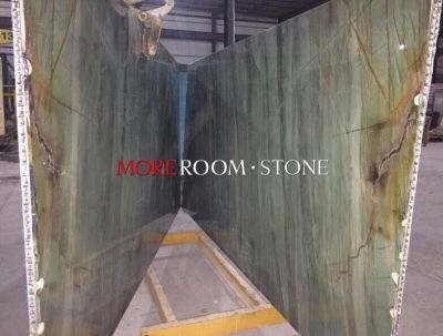 Lightweight Interior Wall Cladding Building Material Marble Aluminum Composite Panel Big Slab Green Marble
