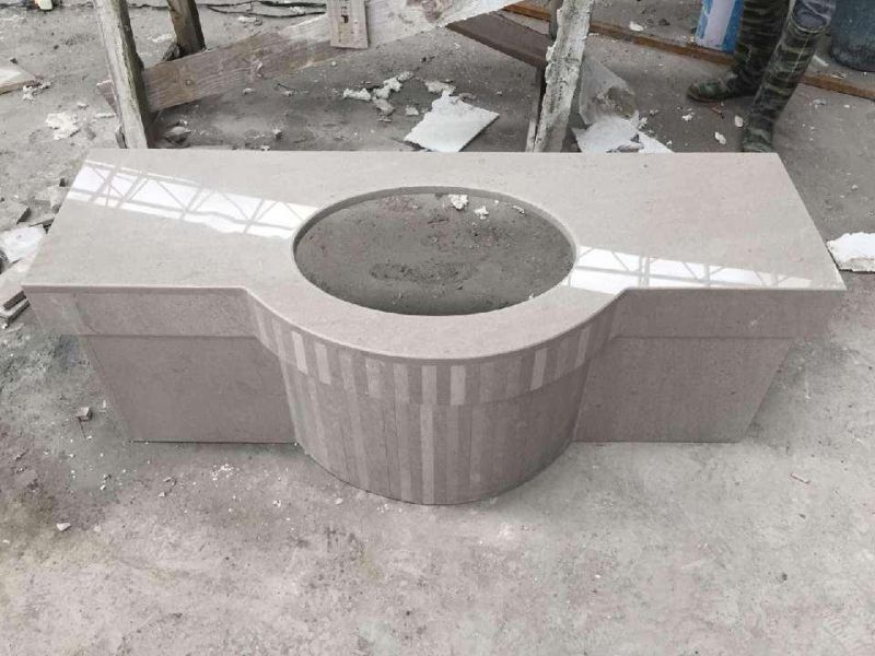 2016 Hot Grey Marble Countertop for Vanity Tops/Bath Tops