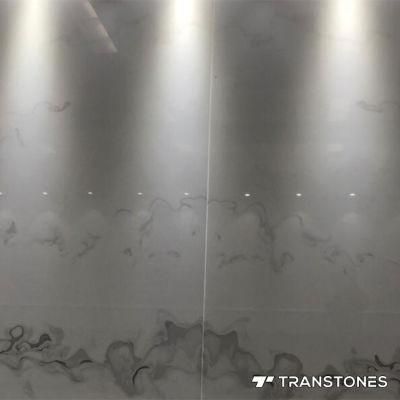 Transtones Translucent Resin Panel Book-Match Stone for Home Decors