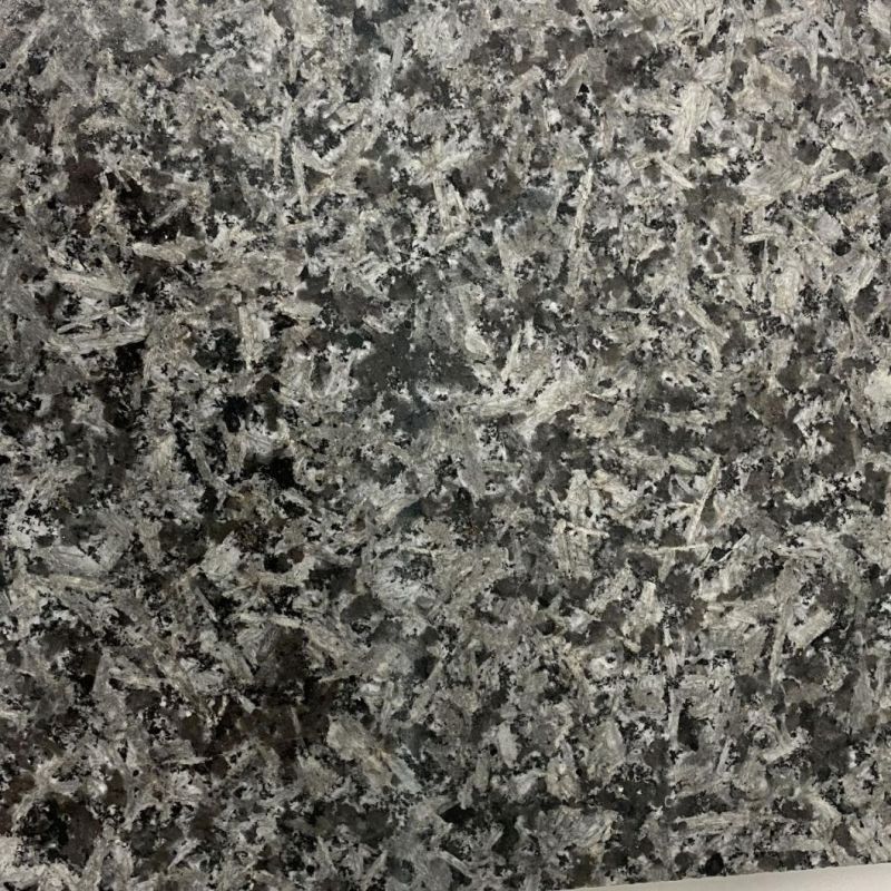 Natural Polished Black Granite Slab for Building Walls and Kitchen Countertop