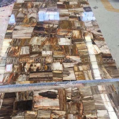 Grass Fossil Semi-Precious Stone Slab for Tile and Countertop