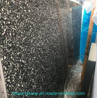 Artificial Cement Stone Terrazzo Slab for Desk and Tiles