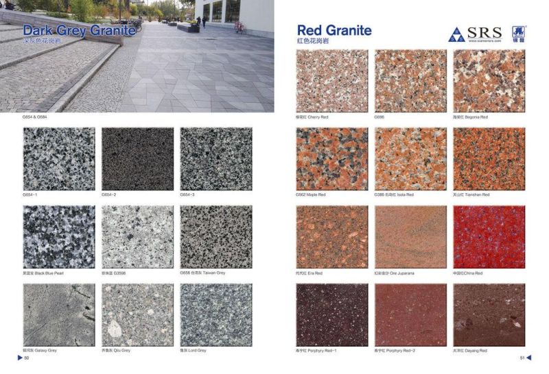 Building Material Natural Stone Polished Red G562 Granite Tile for Floor and Wall