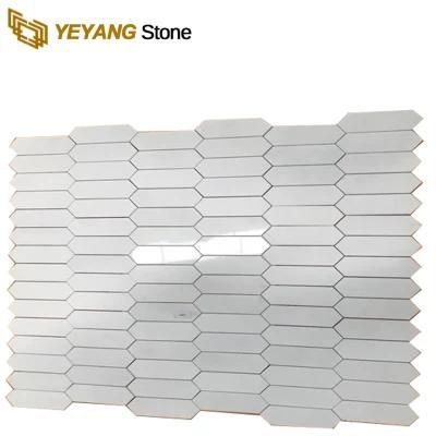 China Pure Snow White Marble Tiles for Wall/Floor Tile