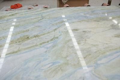 Blue Sky White Jade Marble Natural Stone Slab Floor/Wall Tiles