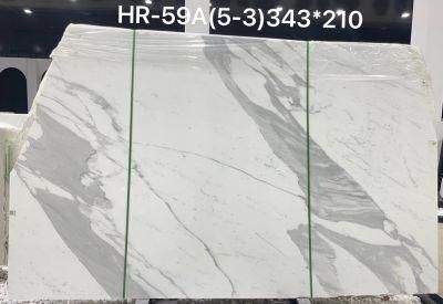 Whtie Calacatta Natural Italian Marble Table Background Flooring