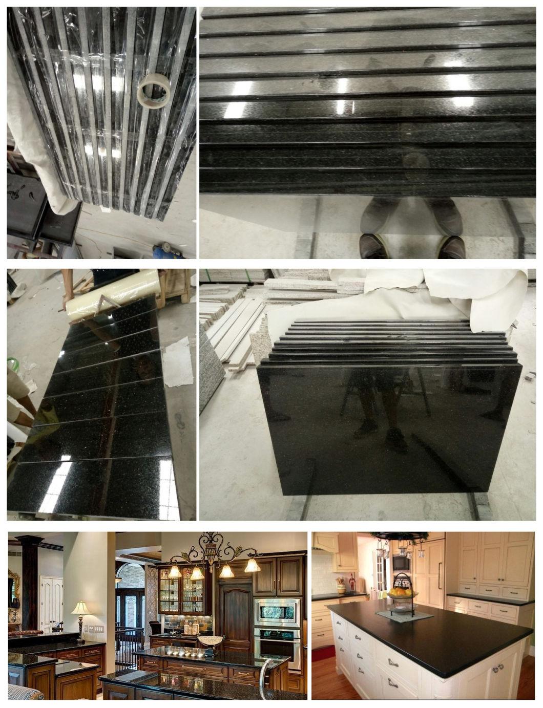 Natural Polished Blue Pearl Granite Slab Bathrooms Vanity Top/Floor/Worktops/Bench/Coffee Table/Window Sill