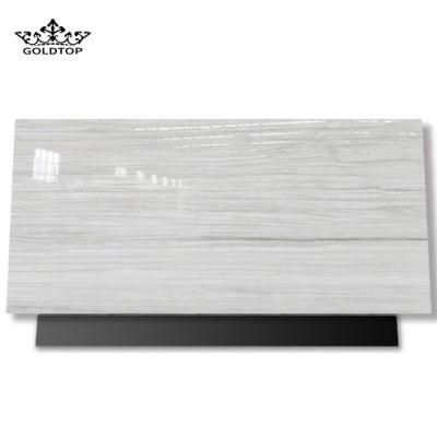 Lucency Transparent Greece Stellar White Natural Marble Stone for Kitchen Top Decoration