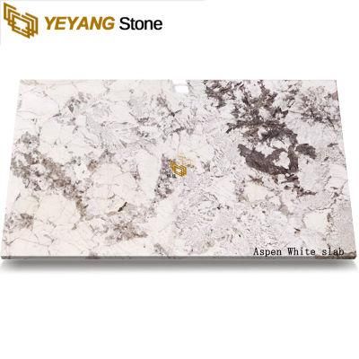Aspen White Snow Mountain Silver Fox Granite Slab for Countertops/Vanitytops
