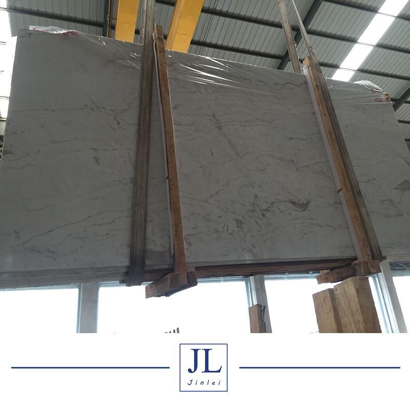 Natural Stone Italy Volakas White Marble for Polished Tiles/Slabs Decorative Stone