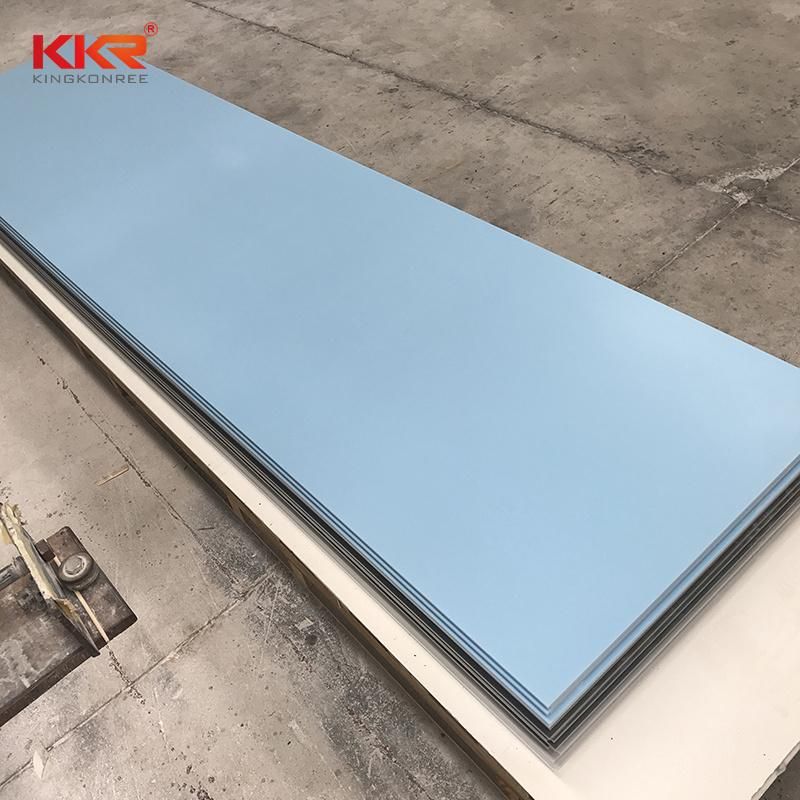 Factory Warm Blue Corians Cutting Slab Solid Surface Sheets