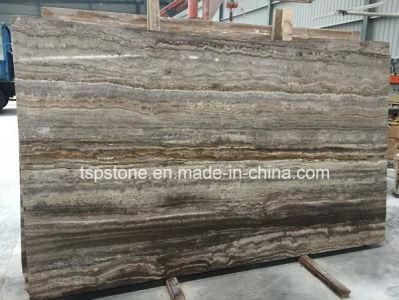 Natural Black Travertine Stone with Slabs and Tiles