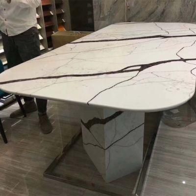 Hot Sale Calacatta Quartz Stone Factory High Quality Countertop Quartz Slabs