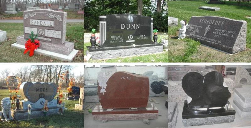 Granite G664 Tombstone and Monuments Laser Engraver for Headstones USA Grey Granite