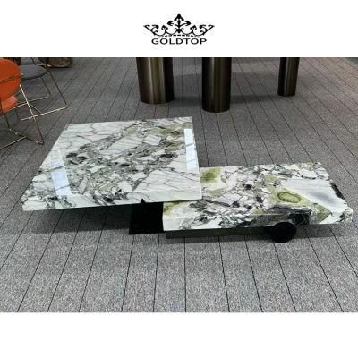 Polish Stone Marble Tile Cold Emerald Marble Slab Kitchen Top Marble Building Material