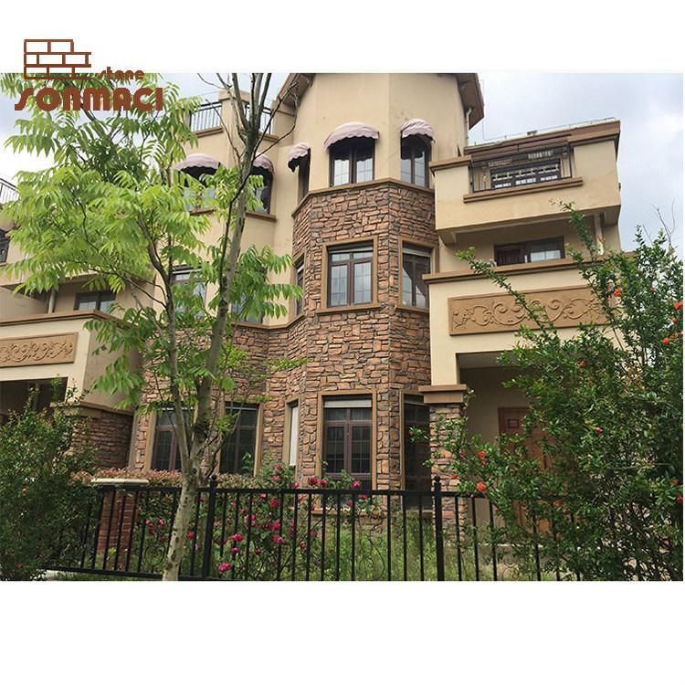 Free Form Natural Stones for Exterior Wall House