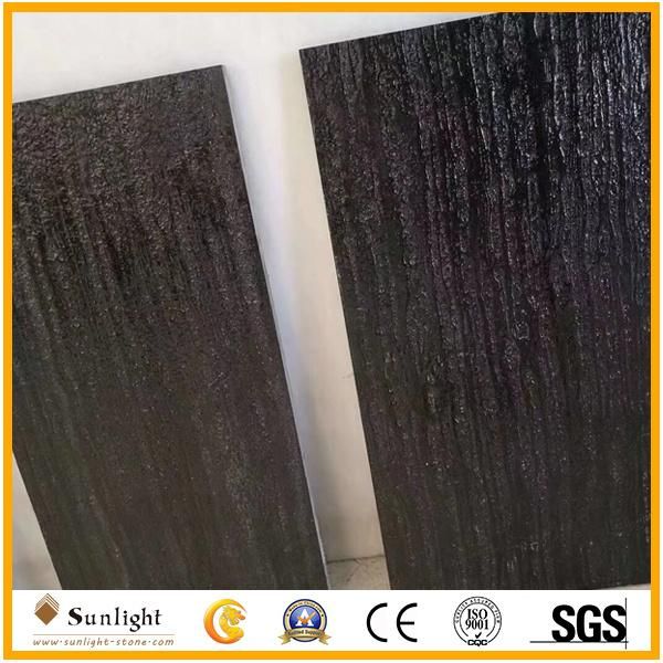 Hot Sell China Black Wooden Marble for Tiles, Vanity Tops