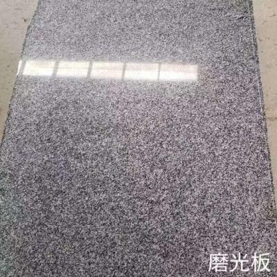 85 Degree Polished Sesame Grey Granite Slabs for Treads