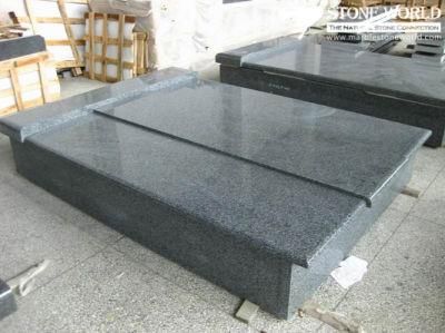 Popular Bainbrook Brown Granite Tombstone for Poland Market