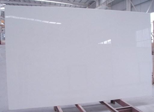 Pure White Quartz for Kitchen/Bathroom/Countertop/Slab/Wall/Floor Tile