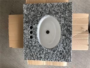 China Natural White Mist Spray White Wave White Granite for Slab Countertop Floor Tile