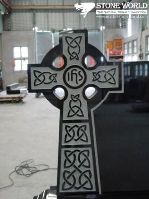 Granite Stone Monument / Tombstone with Custom Design - Tt29