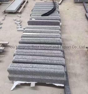 G603 Grey Chinese Natural Granite Pavers Kerb Road Stone Curbstone Kerbstone