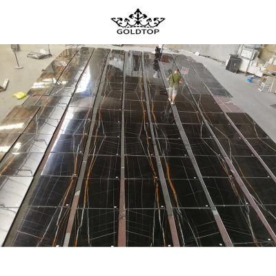 Grey/White/Black/Red/Brown/Green/Golden/Yellow/Polished/Leathered/Honed/Flamed Customized Marble Tiles for Wall and Floor