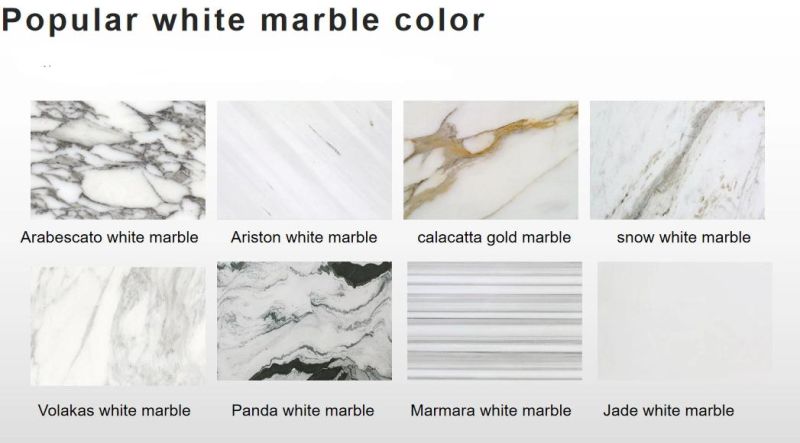 White with Purple Veins Flooring Wall Cladding Book Match White Volakas Marble Tile