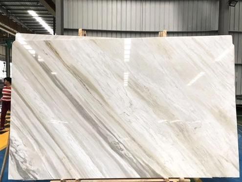 Popular Natural Platium White Marble Slab and Tile for Hotel Wall Floor Decorate