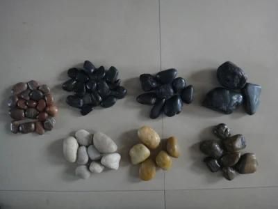 Narmal Polished Colored River Polished Pebbles for Landscaping Natural Pebble