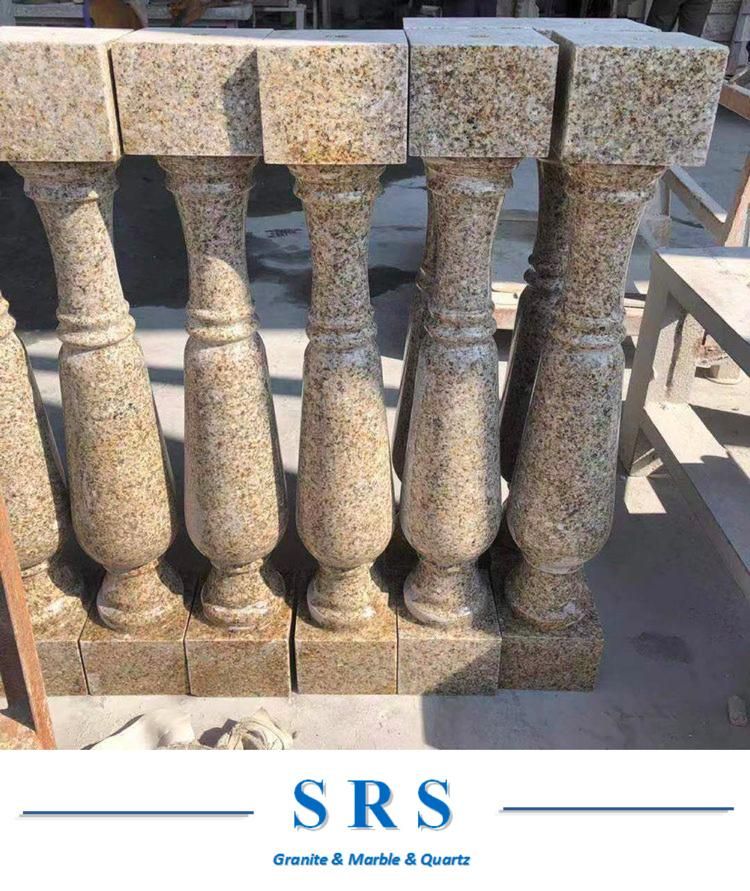 Granite Stair Baluster with Railing Handrail