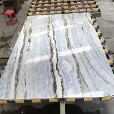 Natural Blue/White/Brown Marble Slab/Tile for Flooring/Wall/Hotel/School Project Wholesale