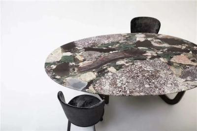 Marble Stone Sintered Stone Green Jade Marble Dining Table Countertop