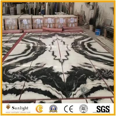 Building Material Natural Stone China Panda White Marble for Kitchen/Countertop/Wall/Floor Tile