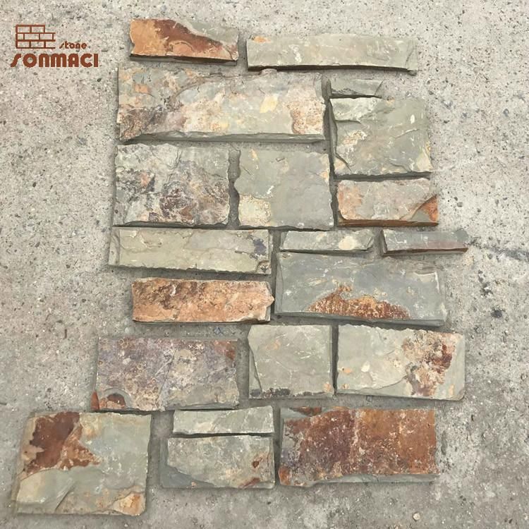 Rusty Slate Loose Stone Wall Cladding