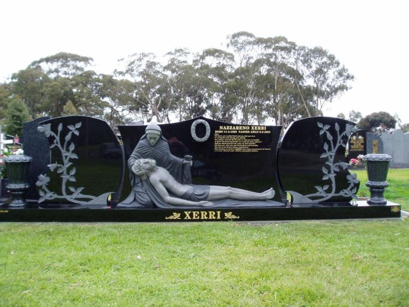 High Quality Natural Granite Large Headstone