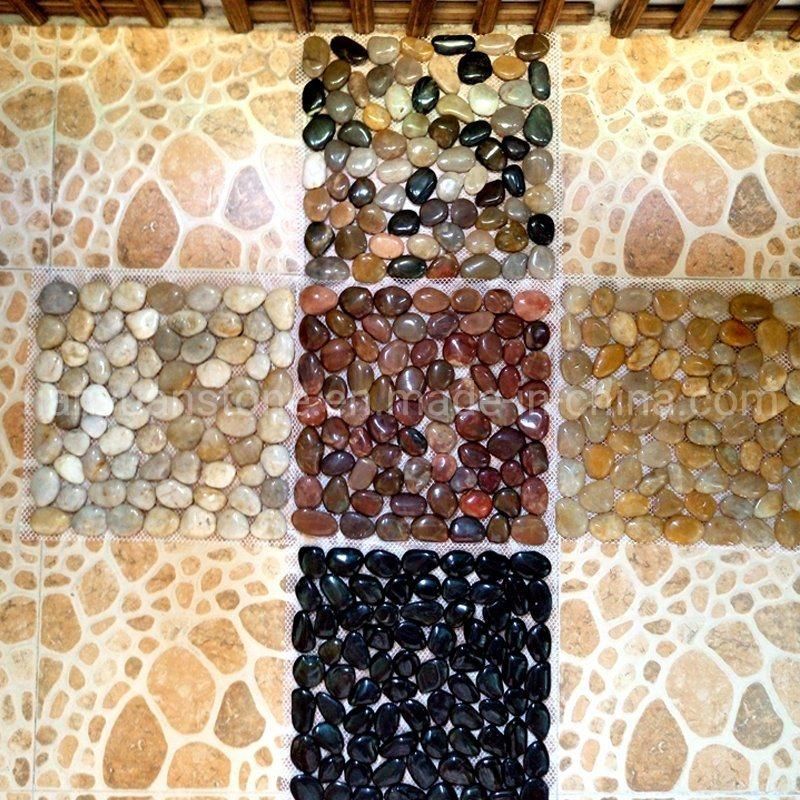 Pebble Stone Mosaic Tile Flooring and Wall Tiles