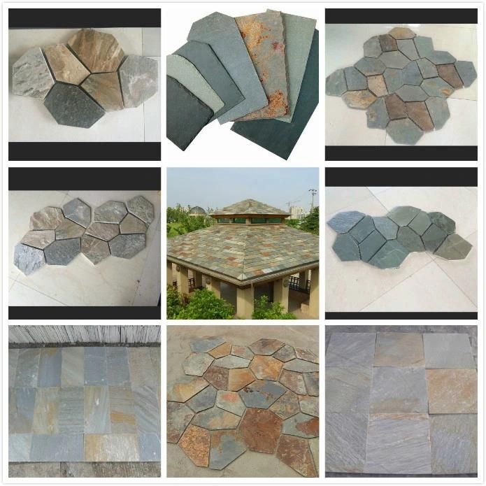 China Yellow Slate Rusty Slate with Factory Price